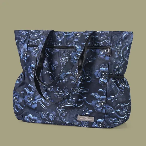Miniatura 92 de CLOUDMUSIC Bolsa de hombro para enfermeras, profesores, trabajo, gimnasio, viajes, playa, mujeres, con gran capacidad, impermeable