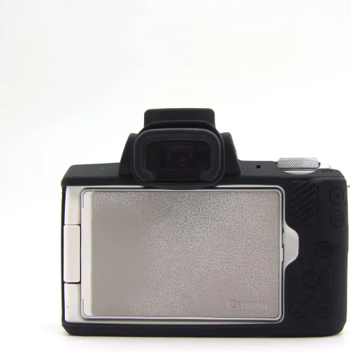 Miniatura 3 de Rieibi Funda de silicona para Canon M50 M50 Mark II Funda protectora de silicona suave para cámara digital Canon EOS M50 EOS M50 II, color negro