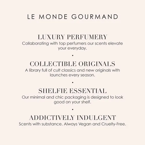 Miniatura 9 de Le Monde Gourmand Angel Soirée Eau de Parfum - 1 fl oz (30 ml) - Notas de perfume de lichia, malvavisco rosa, leche de rosa