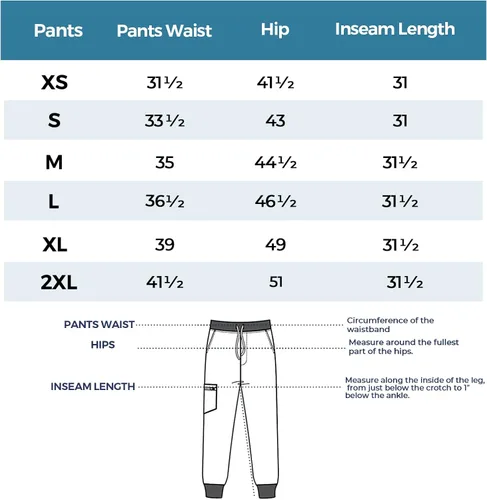 Miniatura 2 de COZYFIT Pantalones médicos para hombre, pantalones ajustados con 5 bolsillos, cintura de yoga, antiarrugas para hombre
