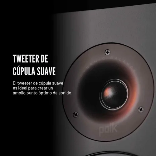 Miniatura 5 de Polk Audio Altavoz de torre de pie T50 para cine en casa y estéreo (individual, negro) - Respuesta de graves profundos, Dolby y DTS Surround