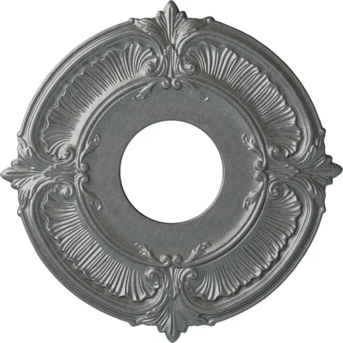 Miniatura 50 de Ekena Millwork CM12ATCGS Medallón de Techo Attica (Se Adapta a Doseles de hasta 3 1/2"), Pátina Verde Cobre Pintada a Mano