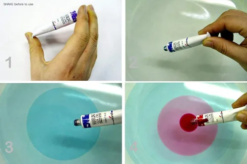 Miniatura 3 de Juego de 12 tubos de colores de 12 ml para pintura ebrú