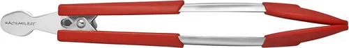 Miniatura 2 de Rachael Ray Lil' Huggers Pinzas de cocina aptas para lavavajillas, herramientas para servir ensaladas, multiusos, 2 piezas, color rojo