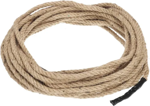 Miniatura 15 de PATIKIL Cuerda de yute de 1-1/2 pulgadas x 100 pies, cuerda de yute trenzada de manila, cuerda de yute gruesa natural, cuerda de arpillera