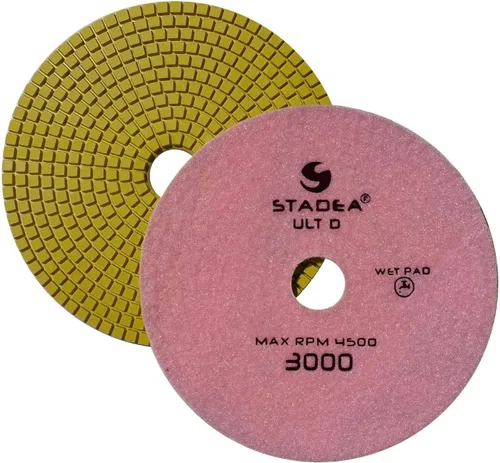 Miniatura 16 de PPW152X Almohadillas de pulido de granito 7 "Almohadilla de diamante 50 Grit para granito piedras de cuarzo pulido