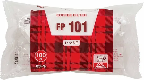 Miniatura 5 de Karita Kalita - Filtro de papel de café, trapecio, para 1-2 personas, papel de filtro FP101, 200 hojas (100 x 2), marrón, #11111, elegante