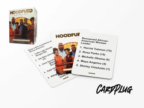 Miniatura 6 de HoodFued: el mejor juego de cartas de trivia familiar – Un juego centrado en la cultura que reúne a amigos y familiares para divertirse y conocer