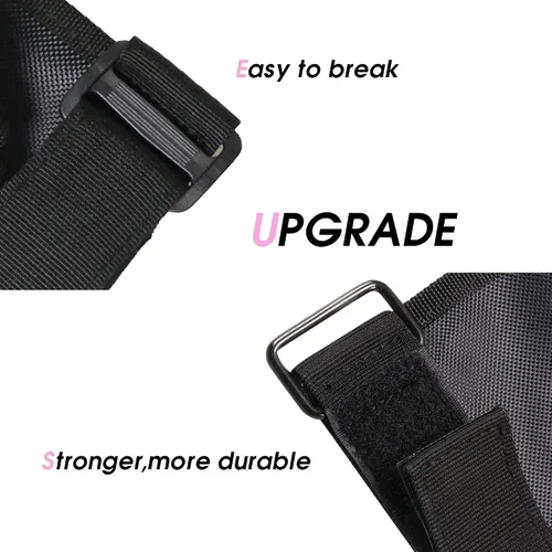 Miniatura 3 de sukemichi Asas de agarre para barra de agarre para Jeep Wrangler Accesorios TJ JK JL Gladiator JT UTV ATV – Hebilla de metal mejorada, rosa, paquete