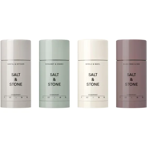 SALT & STONE Desodorante sin aluminio | Protección extra fuerte de 48 horas para mujeres y hombres | Fabricado con extractos de algas marinas,