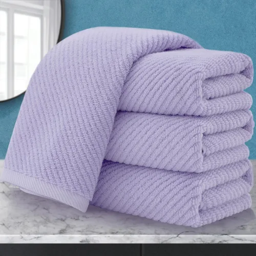 Miniatura 12 de VOOVA & MOVAS Toallas de baño amarillas – 100% algodón Secado rápido Peso Gruesas Suave, juego de 6 toallas de baño, 2 toallas grandes de 30