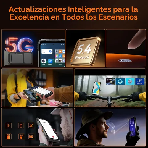 Miniatura 8 de Blackview XPLORE 2 Gemini AI 5G - Teléfono resistente con proyector, Dimensity 8300 Android 15 6.73" 3.2K AMOLED 20000mAh/120W 36GB+256GB T-Mobile