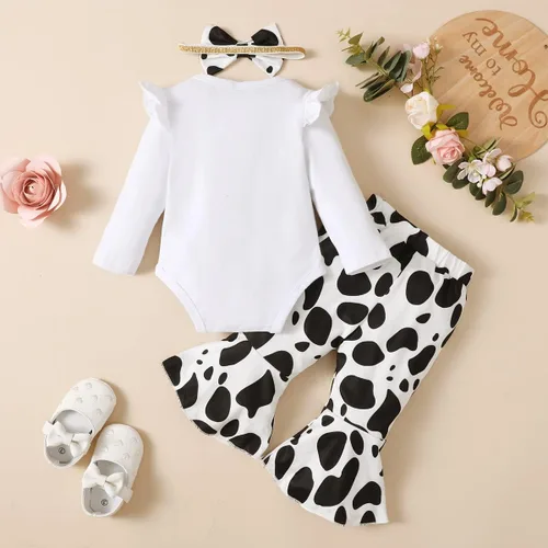 Miniatura 3 de Traje de primer cumpleaños para niña - Holy Cow I'm One