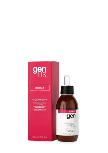 GENUS Loción energizante - Fortalece el cabello fino y débil con extracto de chile y proteínas de trigo, promueve el crecimiento, reduce la rotura,