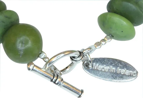 Miniatura 4 de Pulsera irlandesa de mármol y amatista de Connemara, piedra amatista