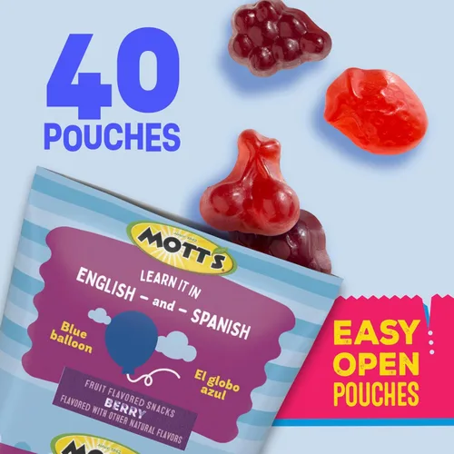 Miniatura 3 de Mott's Berry Family Pack, 0.8 onzas, 40