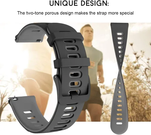 Miniatura 5 de NotoCity Correa de repuesto para reloj Vivoactive 5/Vivoactive 3, Galaxy Watch 4/Watch 5/Active de 0.787 pulgadas (0.079 in) para reloj inteligente