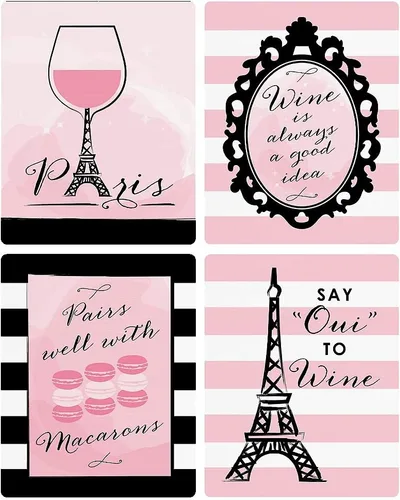 Miniatura 6 de Big Dot of Happiness París, Ooh La La - Decoraciones temáticas de baby shower o fiesta de cumpleaños para mujeres y hombres - Calcomanías