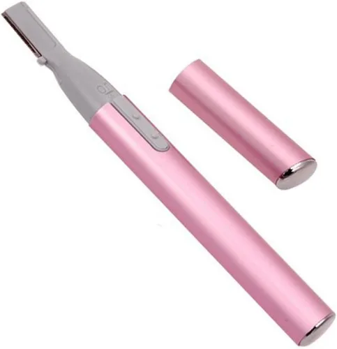 Depilación para mujeres, recortadora de cejas eléctrica, mini depiladora para cejas, cara, cuerpo, dispositivo de depilación sin dolor, funciona con