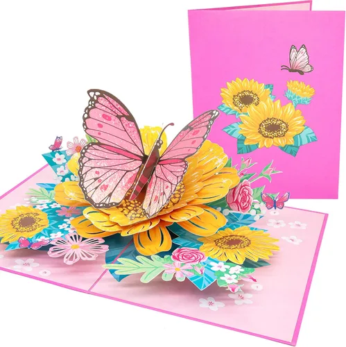 Miniatura 9 de PopLife - Tarjeta de felicitación para el día de la madre, tarjeta 3D para aniversario, San Valentín, gracias, feliz cumpleaños, para mamá, esposa