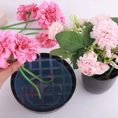 Miniatura 3 de GLAMFIELDS 3 rollos de cintas florales de 1/4 pulgadas de 60 yardas, cinta floral transparente, cinta floral blanca para envoltura de tallo de ramo