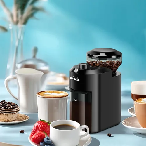 Miniatura 7 de Wancle - Molinillo de café eléctrico de muelas - Ajustable con 28 ajustes precisos para 12 tazas - Molinillo de granos de café profesional