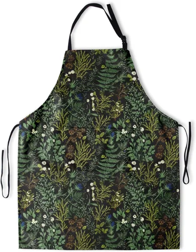 Miniatura 16 de Delantal resistente a las manchas con cuello ajustable y bolsillos para adultos unisex, mujeres, hombres, chef, horneado, cocina, barbacoa, parrilla