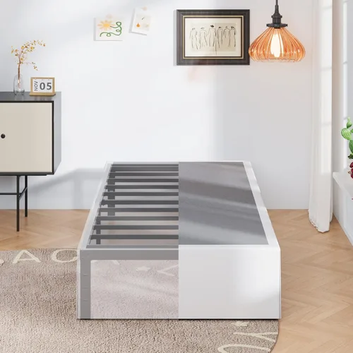 Miniatura 17 de Upcanso Marcos de cama tamaño California King de 18 pulgadas sin necesidad de somier, marco de cama con plataforma tamaño California King con alto