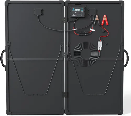 Miniatura 4 de ACOPOWER Kit de panel solar portátil de 200W, controlador de carga impermeable de 20A para batería de 12V y generador solar para RV, remolque