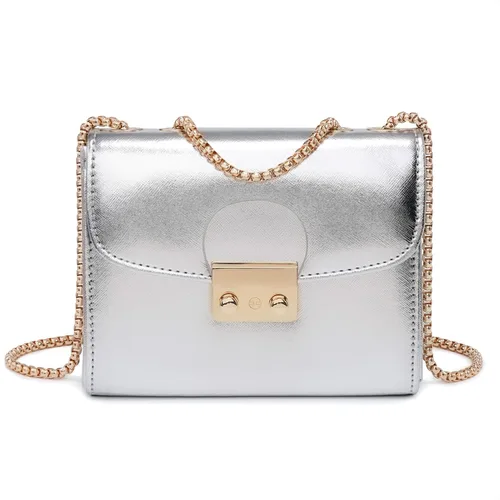 Dasein Bolso cruzado pequeño para mujer, bolso de noche de diseñador, bolso de mano para bodabaile de graduaciónfiesta con doble correa de cadena