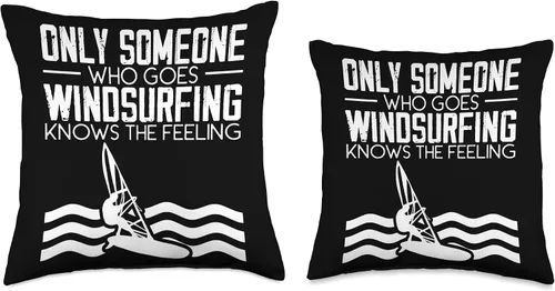 Miniatura 3 de Windsurfing Surfing Board Water Sports Throw Pillow