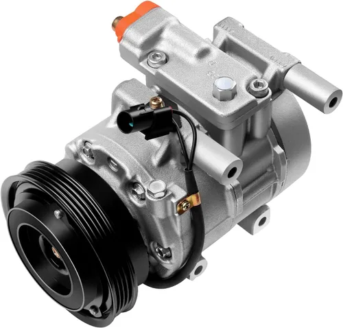 Miniatura 24 de Compresor de aire SCITOO para Audi A3 1.4L-2.0L, Q3-Q7, TT, TTS, Eos 2006-2018, 6SEU14C, Plata, Aleación de Aluminio, Polea de 10mm, Aceite PAG46
