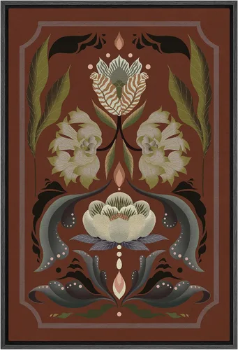 Miniatura 145 de SIGNFORD Lienzo impreso para pared, acuarela, floral, retro, abstracto, naturaleza, desierto, ilustraciones florales botánicas, arte moderno