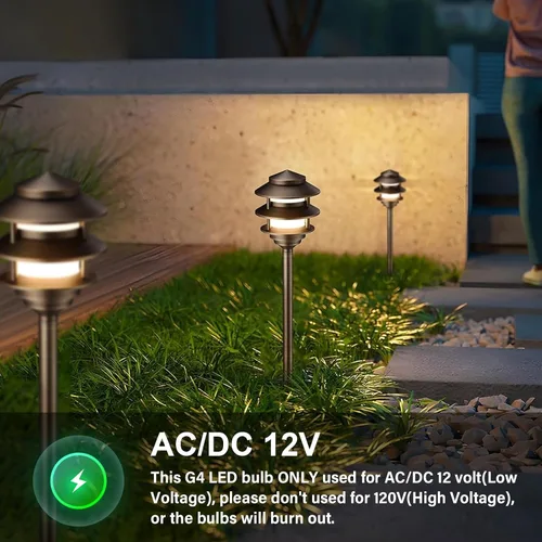 Miniatura 6 de TJOY Bombilla LED G4, Bombillas de Luz de Paisaje de 12V, Repuesto de Bombilla Halógena T3 G4 de 20W-30W, Blanco Cálido 3000K, 2.5W 250LM G4 Base
