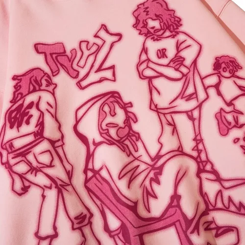 Miniatura 5 de Streetwear - Sudadera con capucha de algodón con estampado de ojo de mundo