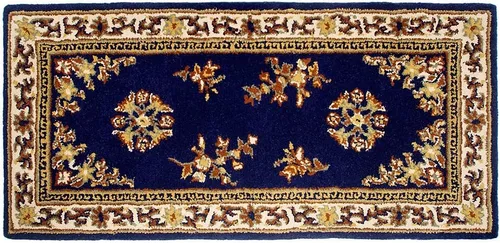 Miniatura 7 de Minuteman International Alfombra de lana oriental beige rectangular
