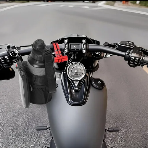 Miniatura 6 de Soporte para Botella de Agua de Bicicleta con Montura Se Ajusta a Motocicletas, Carrito de Bebé, Patinetas, Sillas de Ruedas Bolsa de Teléfono
