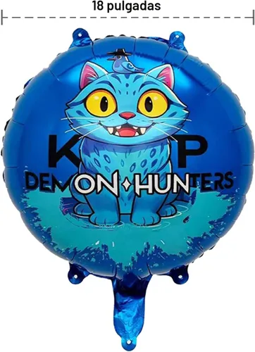 Miniatura 5 de 7 piezas de globos de aluminio de chicas Kpop, personajes Rumi, Mira, Zoey, cantantes pop de foil de aluminio para suministros de decoración