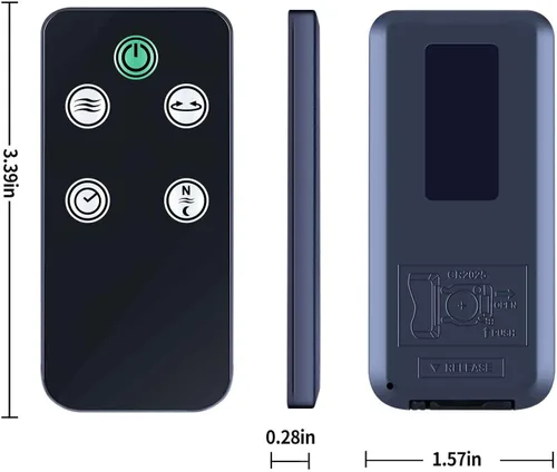 Miniatura 6 de Nuevo reemplazo de control remoto para ventilador de torre Black+Decker eléctrico – Ventilador de enfriamiento oscilante silencioso de 46 pulgadas