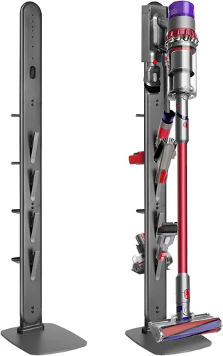 Miniatura 10 de Haturi Soporte de vacío para Dyson V15 V12 V11 V10 V8 V7 V6, soporte de almacenamiento de metal para aspiradora inalámbrica y accesorios, compatible