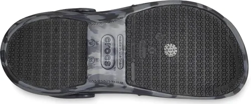 Miniatura 3 de Crocs Zueco unisex para adultos con gráficos Bistro Zapatos de trabajo antideslizantes, Azul Marino profundoMulticolor