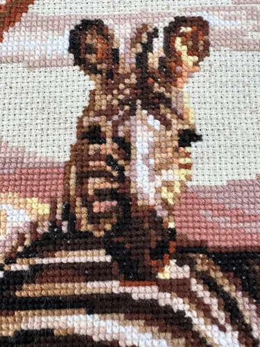 Miniatura 5 de RIOLIS - Zebras in the Savannah 1143, Kits de punto de cruz 15,75" x 11,81", Kits de punto de cruz para principiantes y avanzados, Kit de punto