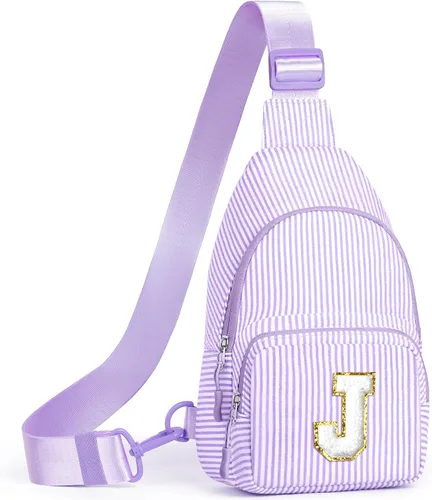 Miniatura 41 de YOOLIFE Regalos de Navidad para niñas adolescentes Bolso cruzado inicial con bandolera Bolso cruzado monograma para regalos de cumpleaños para niñas