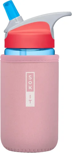 Miniatura 97 de Sok It BotlSok Funda para botella de agua con cubierta de neopreno aislante (Floral abstracto, se ajusta a CamelBak o Nalgene de 12 onzas)