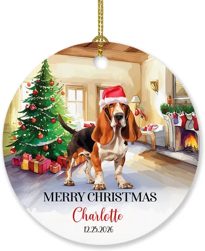 Miniatura 25 de Adorno de perro de Alaskan Malamute personalizado, árbol de Navidad, adorno de perro de Malamute de Alaska, regalos para amantes de los perros