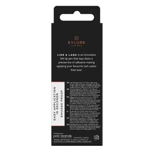 Miniatura 13 de Eylure Line & Lash - Delineador de ojos adhesivo 2 en 1, color negro