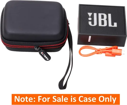 Miniatura 5 de LTGEM - Funda compatible con JBL GO2 / GO 2 / GO Altavoz ultra portátil impermeable, negro y gris