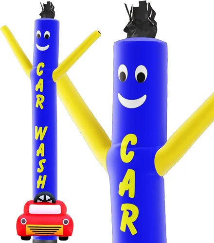Miniatura 14 de LookOurWay Air Dancers - Accesorio inflable para hombre de tubo – 20 pies de alto Wacky Waving Inflable Dancing Tube Guy para promoción de negocios
