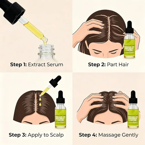 Miniatura 4 de Suero de crecimiento del cabello de minoxidil al 15%, minoxidil para mujeres, monóxido para el crecimiento del cabello, para hombres y mujeres