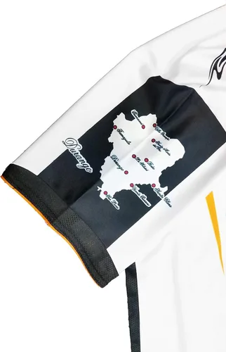 Miniatura 3 de Durango México Soccer Jersey de color blanco y negro Arza diseño